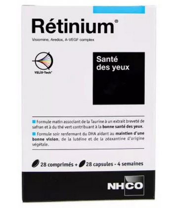 NHCO Retinium Comprimés x 28 + Capsules x 28