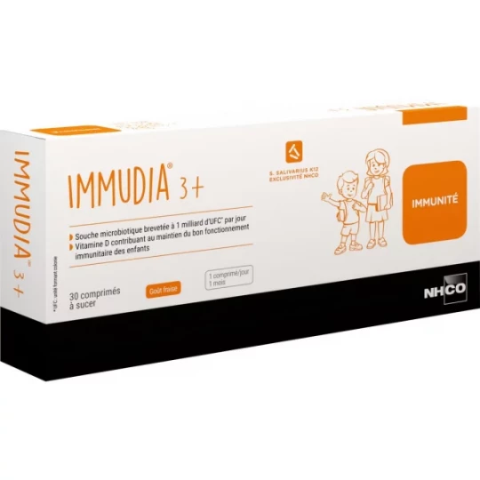 NHCO Immudia + 3 ans Comprimés à Sucer x 30