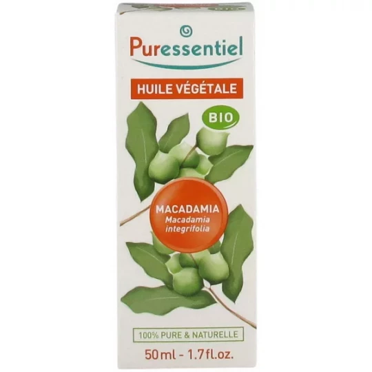 Puressentiel Huile Végétale de Macadamia Bio 50 ml
