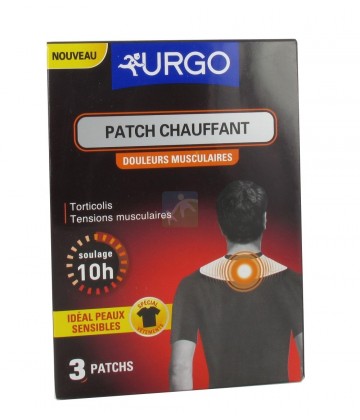 Urgo Patchs Chauffants Peaux Sensibles x 3