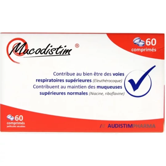 Mucodistim Mucosités Sécrétions Comprimés x 60