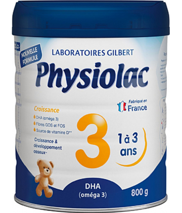 Physiolac Croissance Lait 3ème Âge 800 g
