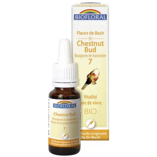 Biofloral Fleurs de Bach Chestnut Bud N°7 20 ml