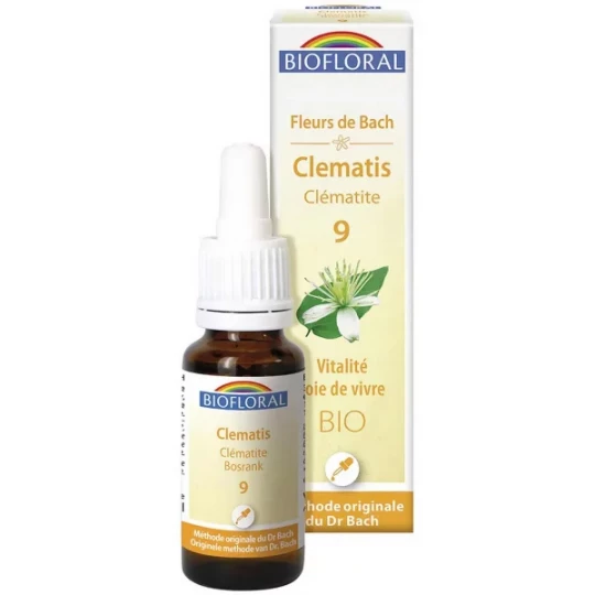 Biofloral Fleurs de Bach Clematis N°9 20 ml