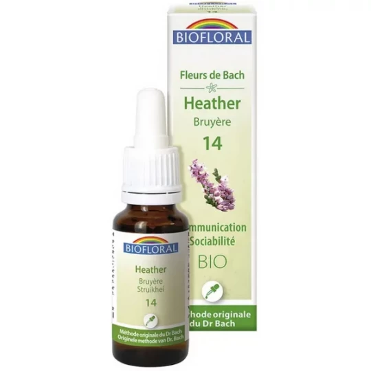 Biofloral Fleurs de Bach Heather N°14 20 ml
