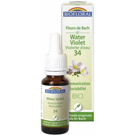 Biofloral Fleurs de Bach Water Violet N°34 20 ml