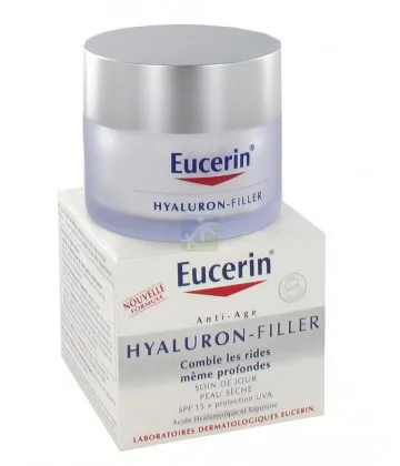 Eurcerin Hyaluron-Filler Crème de Jour Peaux Sèches 50 ml