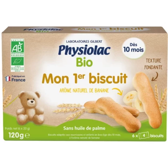 Physiolac Mon 1er Biscuit Bio x 24