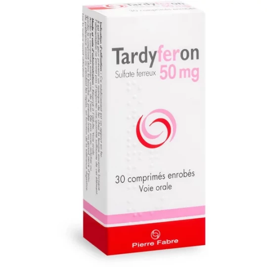 Tardyferon 50 mg Comprimés Pelliculés x 30