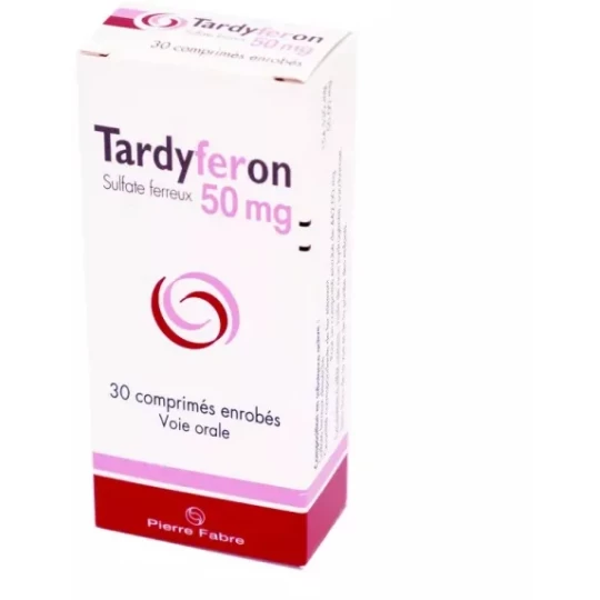 Tardyferon 50 mg Comprimés Pelliculés x 30