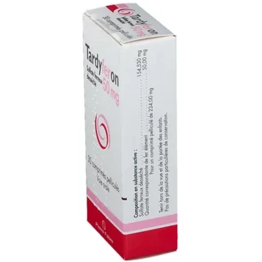 Tardyferon 50 mg Comprimés Pelliculés x 30 - image 4