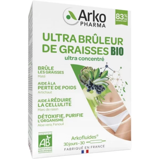Arkofluides Ultra Brûleur de Graisses Bio x 30