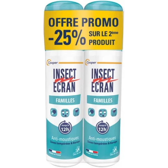 Insect Ecran Famille Spray 100 ml x 2