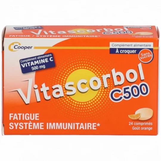 Vitascorbol Vitamine C 500 mg x 24