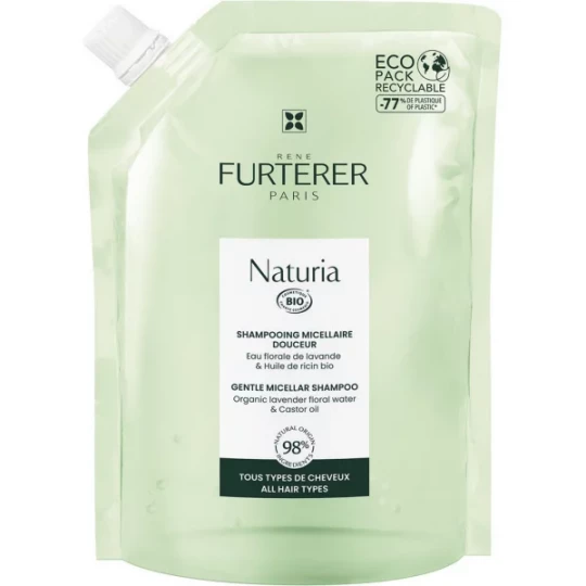 René Furterer Naturia Shampooing Micellaire Douceur Recharge 400 ml