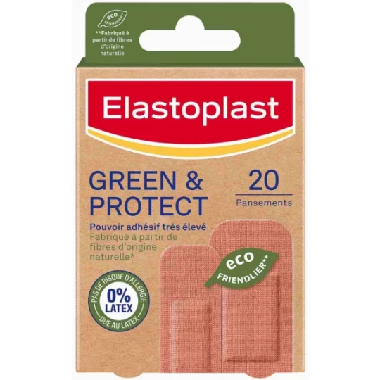 Elastoplast Green & Protect Pansements x 20