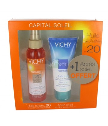Vichy Coffret Huile Solaire SPF20 125 ml + Après Soleil 100 ml (NSFP)