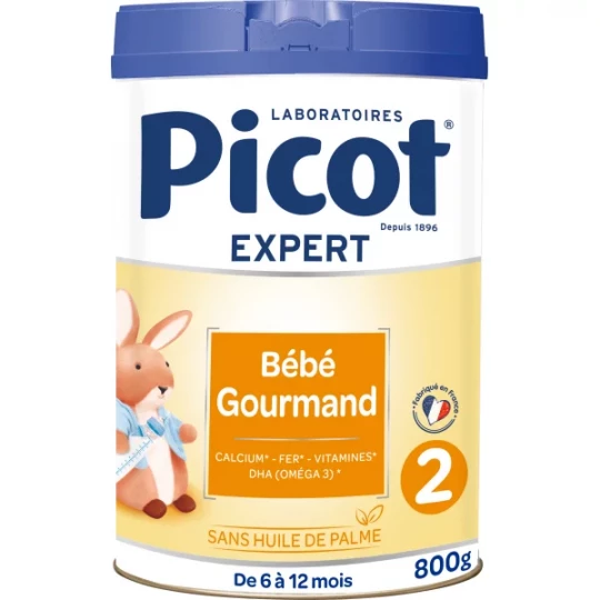 Picot Expert 2ème Âge Bébé Gourmand 800 g