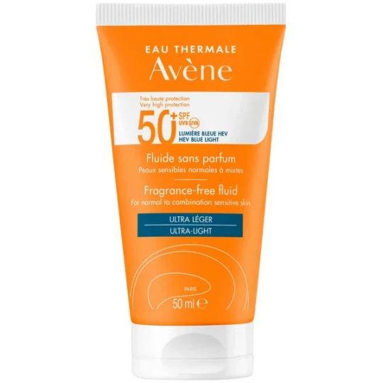 Avène Fluide Solaire SPF50+ Sans  Parfum 50 ml