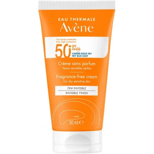 Avène Crème Solaire Sans  Parfum SPF50+ 50 ml