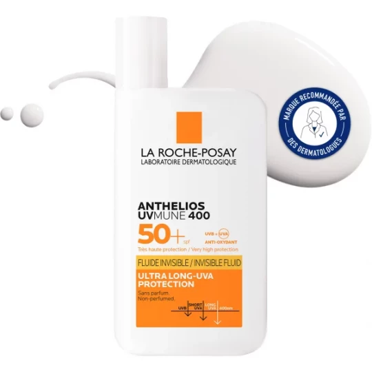 La Roche-Posay Anthelios UVMune 400 Fluide Invisible Sans  Parfum SPF50+ 50 ml
