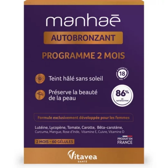 Manhaé Autobronzant Gélules x 60
