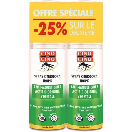 Cinq sur Cinq Natura Lotion Spray 2 x 100 ml