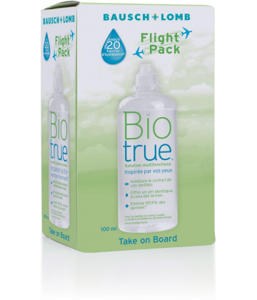 Biotrue Solution Multifonction Format Voyage 100 ml