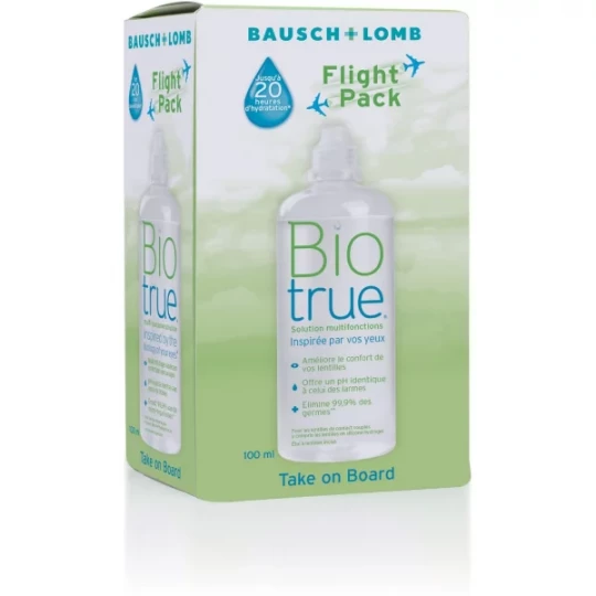 Biotrue Solution Multifonction Format Voyage 100 ml