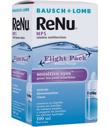 ReNu MPS Sensitive Eyes Solution Multifonctions Flight Pack 100 ml