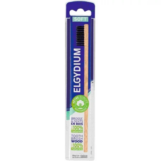 Elgydum Brosse à Dents Bois Souple
