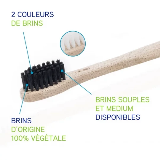 Elgydum Brosse à Dents Bois Souple - image 2