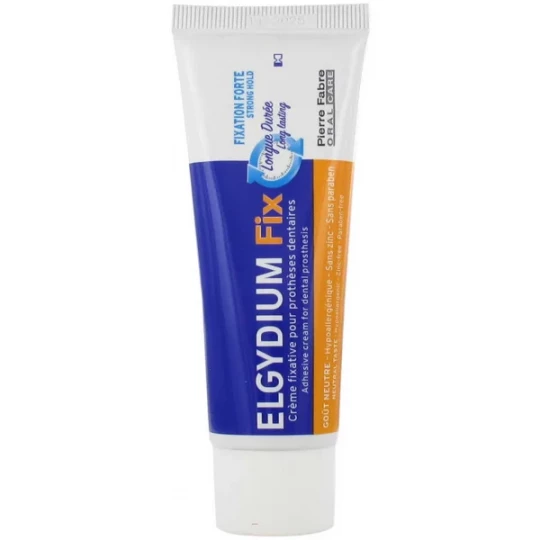 Elgydium Crème Fixative Prothèses Dentaires Fixation Forte 45 g