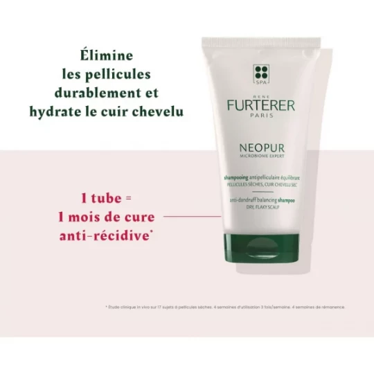 René Furterer Neopur Shampooing Antipelliculaire Cheveux Secs 150 ml - image 2