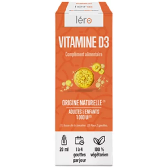 Léro Vitamine D3 20 ml