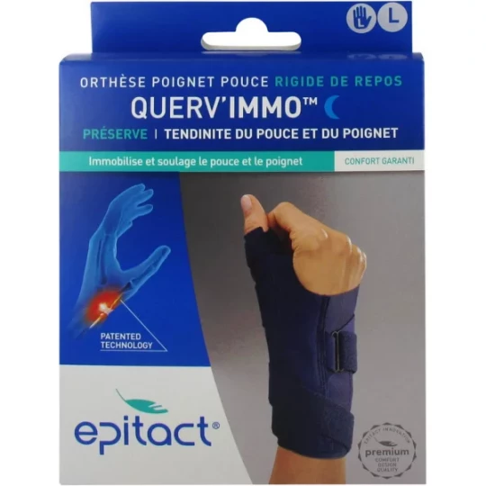 Epitact Querv'Immo Orthèse Poignet Pouce Rigide De Repos Nuit - image 2