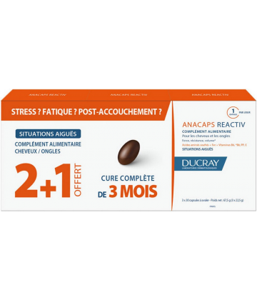 Ducray Anacaps Reactiv Comprimés 30x3