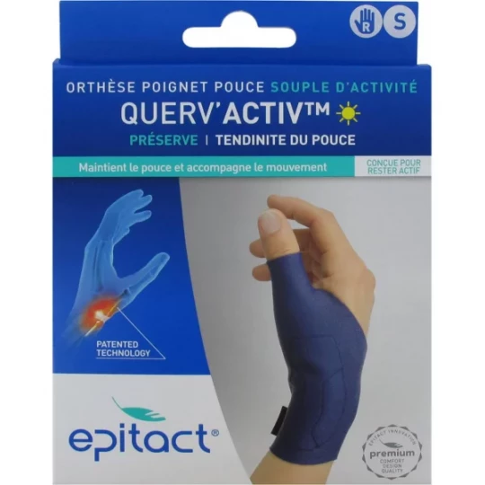 Epitact Querv'Activ Orthèse Poignet Pouce Souple d'Activité