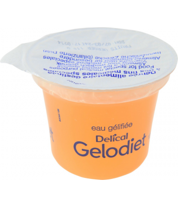 Delical Gelodiet Eau Gélifiée Fruits du Verger 4 x 120 g