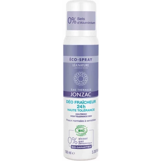 Eau Thermale Jonzac Déodorant Fraîcheur 24h Haute Tolérance 100 ml