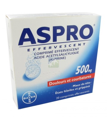Aspro 500 mg Effervescent x 20