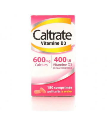 Caltrate Vitamine D3 600 mg Comprimés pelliculés