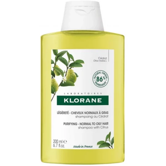 Klorane Shampooing Au Cédrat 200 ml