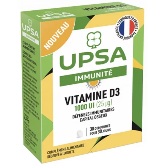 UPSA Immunité Vitamine D3 1000 UI x 30