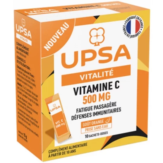 UPSA Vitalité Vitamine C 500 mg x 10
