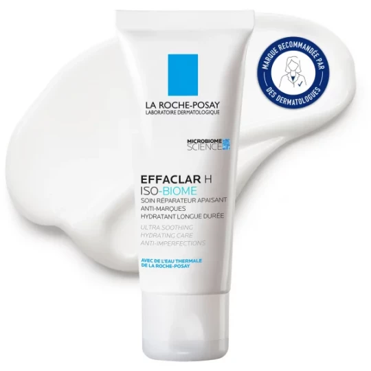 La Roche-Posay Effaclar H Iso-Biome Soin Réparateur Apaisant 40 ml