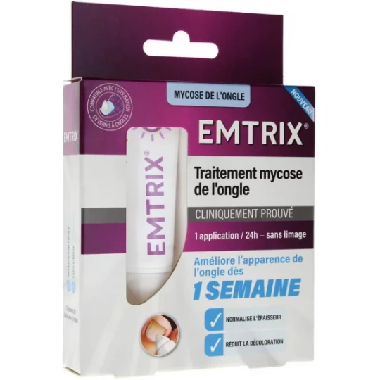 Emtrix Stylo Traitement Mycose Ongles 10 ml