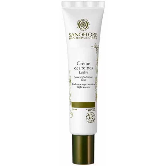 Sanoflore Bio Crème Des Reines Légère Régénération Eclat 40 ml