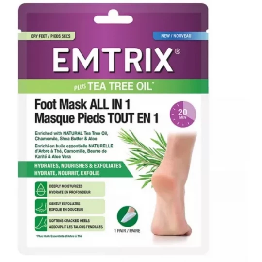 Emtrix Masque Pieds Tout En 1
