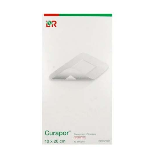 Curapor Pansements Adhésifs Stériles Chirurgicaux x 10